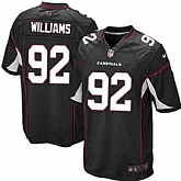 Nike Men & Women & Youth Cardinals #92 Williams Black Team Color Game Jersey,baseball caps,new era cap wholesale,wholesale hats